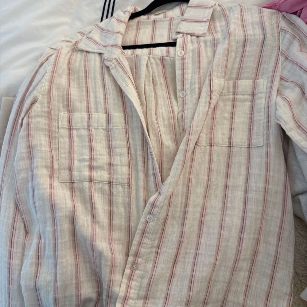 Z Supply Striped Button-Up Shirt